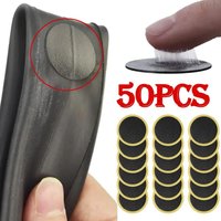 AliExpress NONE Pre-Glued Bike Tire Patches - Glue-Free Quick Repair Kit for All Bicycle Tyres Tubeless Durable Self-Adhesive Easy to Use