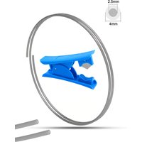 For Bambu Lab PTFE Tube 2.5mm 4mm Teflon Pipe Grey PTFE Connector For P1S P1P A1 Mini X1C AMS AMS LITE 3D Printer Accessories