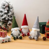 CHristmas decoration items - Nordic style decorative figurines - Christmas decorations - Faceless old mandollWindow display item