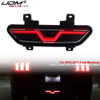 iJDMT LED Rear Foglamp For 2015-2017 Ford Mustang,Full Red LED Tail Light Assembly Functions as Reverse Light & Rear Fog Light