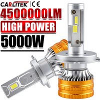 5000W H4 H7 H11 LED CANbus Error Free FK5C K6C Plus H1 H8 9005 9006 HB3 HB4 Led Headlight Turbo Auto FogLamp 6000K Super Bright