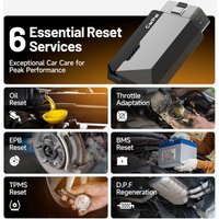 TOPDON OBD2 Bluetooth Scanner Code Reader All System 6 Reset OBD 2 Auto Diagnostic Tool OBD2 Scanner Battery Tester Carpal
