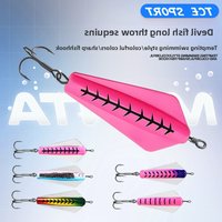Manta Ray VibLure Long Casting Floating Worm King Disc-Shaped Slow Sinking Hard Bair Sea Fishing - Ideal for Trout And Salmon