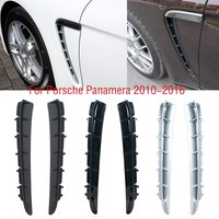 For Porsche Panamera 2010 2011 2012 2013 2014-2016 Front Door Fender Side Grille Leaf Plate Air Outlet Decoration Cover Strip