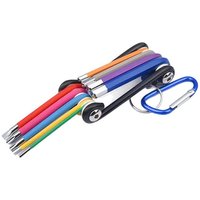 AliExpress WOZOBUY Multipurpose Repair Steel Hex Slot Star Wrench Kit, Mini Repair Tool for Bicycle Repair, Car Repair(Mini Folding Nine-Piece Set)