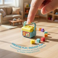 Miniature Shape Sorting Toy Educational Dollhouse Toy Set for Childrens Creativity Development