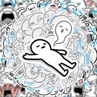 50 Quirky Character Emotion Graffiti Stickers, Suitable for Water Bottles, Laptops, Phone Decorations, Suitcases, Skateboards, Guitars, Gift Boxes, Party Decorations, Holiday Gifts