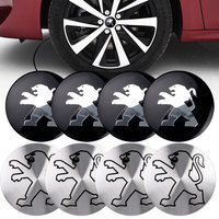 4PCS 56MM Car Styling Wheel Center Hubcap Stickers Decor Accessories For PEUGEOT 107 206 207 208 307 308 508 2008 3008 4008 5008