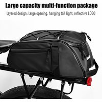 AliExpress TWISTER.CK Bicycle Pannier Rack Bag Waterproof Reflective Multi-functional Bike Bags Multiple Compartments Shoulder Bag For Travel