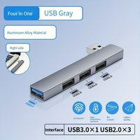 4 In 1 USB C HUB 3.0 With PD 60W Type C 3.1 Multi Ports USB Splitte OTG Adapter USB HUB For Xiaomi Lenovo MacBook Pro 13 15 Air