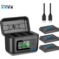 Probty Baterie 2200mAh i Szybka Ładowarka do DJI Osmo Action 6/5 Pro oraz Akcesoria do Baterii Osmo 360 Osmo 3 4 5 Pro