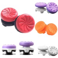 2Pcs Silicone Thumb Grip For PS4/PS5 Controller FPS Joystick Booster Cap Gamepad Rocker Stick Extenders Covers Accessories Kit