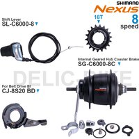 SHIMANO NEXUS C6000 Internal Geared Hub SG-C6000-8C SG-C6001-8D SG-8C20 and Shifter SL-C6000-8 SL-S500 SL-S7000-8 Original parts