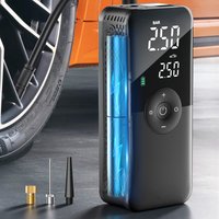 Pompa powietrza CARSUN pompa do opon sprężarka przenośna cyfrowym akumulatorowym pompą opona samochodowa do motocykli rowerowych