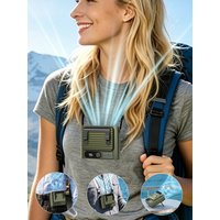 Portable Mini Waist Fan Outdoor Hanging Neck Fan 4000mAh USB Rechargeable Portable Waist Clip Small Fan Mini Outdoor Camping Fan