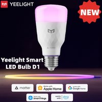 Global Yeelight D1 Smart LED Bulb Color E27 Dimmable 2700-6500K Bluetooth Connected Voice Control For Apple Home Google Alexa