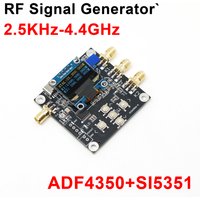 2.5KHz-4.4GHz RF signal generator adf4350+SI5351 Clock signal source for SMA Signal Ham Radio frequency METER calibration 2.4Ghz
