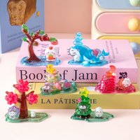 3D Overlay Crystal Stickers Cute Animal Stickers Girls Boys Classroom Prizes Kids DIY Creative Gifts Party Favors