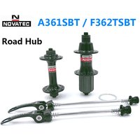 AliExpress NONE Novatec Road Bicycle Hub A361/F171/F362 Hub Front/Rear Quick Release Bike freehub V Brake 2 Bearing Support for 8-9-10-11-12v