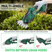 2IN 1 Electric Trimmer Cordless Household Landscaping Hedge Trimmer Power Tool For Makita Battery Pins for Garden, Lawn Pruner