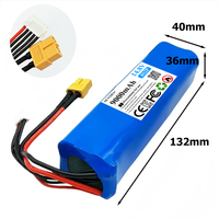 14.8V 4S2P Li-ion Battery 9000mAh Large Capacity Drone Rechargeable Lpega Various Remote Controlled Aircraft Drone Quadcopter