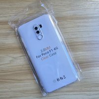 For Xiaomi POCO F1 Case 2.0 mm Thick Lens Protective Clear Cover Pocophone Poco F1 4G Soft Silicone Transparent Case