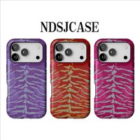 Luxury Curve Veins Phone Case for iPhone 17 16 15 14 13 12 11 X XS XR XSMAX 7 8 Air Pro Max Plus Luxury Double-layer Back Cover