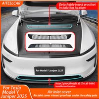 For Tesla Model Y 2025 2026 Launch Juniper Inner Vent Grille Lower Bumper Anti Insect Net Air Inlet Anti Dust Proof Cover