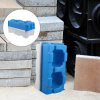 Plastic Concrete Molds Forms for Hollow Bricks Wall Construction Fast Demolding Reusable Cement Block Mold Outdoor Garden DIY