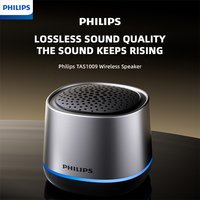 Philips TAS1009 Mini Portable Desktop Wireless Bluetooth Speaker Powerful Sound 1200mAh Battery Life RGB Subwoofer for Outdoors