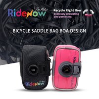 RIDENOW Torba rowerowa z materiałów z recyklingu Torba na ogon Rower szosowy i górski Torba podsiodłowa na tylne siedzenie Szybko odpinany wodoodporny schowek rowerowy