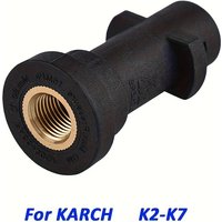 Nozzle Adapter for Karcher K2-K7 Washing Gun, Connects to Foamer Lance, Foam Generator & Jet Spear Connector Karcher K2-K7 Compa