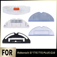 Water Tank Mop Bracket Holder Mop Cloths Replacement Accessories Washable For Roborock S7 T7S T7S PLUS G10 Robot Vacuum Cleaners