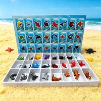 24pcs Subnautica Sea Eater Monster Figure Leviathan Figures Decoration Bloop Gran Maja Model Doll Toy