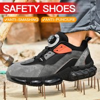 Ultra Light Composite Toe Safety Shoes Anti Compression Anti Piercing Soft Cushion Insole Slip On Design Logistics Warehouse