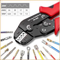 SN-58B Ratcheting Crimping Tool Set for Dupont JST MOLEX TE Open Barrel Terminals EPC PCIE SATA Pin Connectors