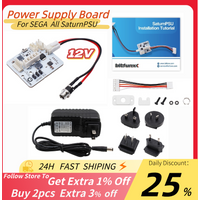 Rev2.1 SaturnPSU 12V Power Supply Board + Power Plug Adapter For SEGA SaturnPSU Game Console Replacement Parts For Saturn PSU