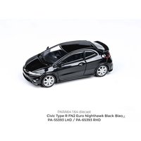 Nowy model samochodu Civic Type R FN2 2007 w skali 1:64, odlewany ze stopu, zabawka od Para64, model symulacyjny do kolekcji, na prezent.