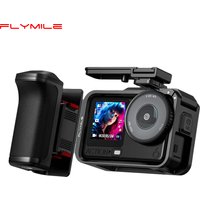 Flymile Street Grip Kit Photography Handle for DJI Osmo Action 6 Camera Handle Expansion Mount with Shutter Button Accessories