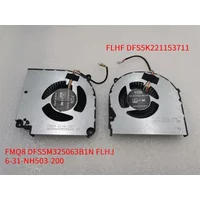 Fan for CLEVO NH50RC NH57RC NH55RCQ NH58RCQ NH58RD NH50ED NH57ED NH57RD NH55DCQ NH55DDW NH58DCQ NH58DDW NH70EDQ NH70RCQ NH70RDQ