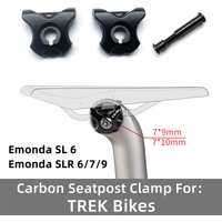 Carbon Seatpost Clamp for Trek Bikes Oval 7*9 / 7*10 mm Carbon Saddle Rail Parts Clamp Suitable For Emonda SLR Carbon Road Bike