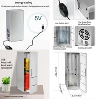 Beverage Refrigerators USB Mini Fridge Refrigerator Drink Cooler Fridge for Home