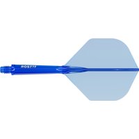 CUESOUL ROST 77 Integrated Dart Shaft and Flight Standard Shape,Set of 3-Transparent Color