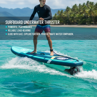 Summer 12v 288w Underwater Thruster ,440lbs Thrust Electric Motor, SUP Propeller Propulsion with Propeller and Storage Bag for SUP and Paddle Board