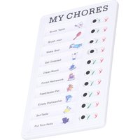 Detachable Reusable Memo Board Reusable Multi-format Household Chore Planner Erasable Wall-mountable Multi-format Calendar Board