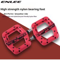 Mountain Bike Ultra Light Nylon Platform Pedal For Bicycle Footrest Clipless Pedals Flat Bearing Footrest Mtb Foot Rest Cycling