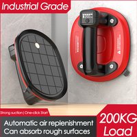5000mAh Intelligent Display Electric Vacuum Suction Cup 200KG Load Heavy Duty Granite Tiles Glass Lifter Lifting Magnets Tools