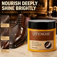 Leather Shoe Care Beeswax Cream Deep Hydrate Dull Footwear Produce Long Lasting Shine Fast Buffing Leather Renovate Polish
