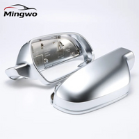 2cs Silver Chrome Side Wing Mirror Cover Caps for Audi A4 A5 S5 B8.5 RS5 RS4 A3 8P RS3 2010-2016 Matte satin brushed 8F0857527B