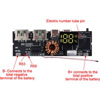 3S 4S 5S 65W 100W Power Bank 2-way Super Fast Charging for VC Flash Charging Mobile Power Module Board DIY Motherboard